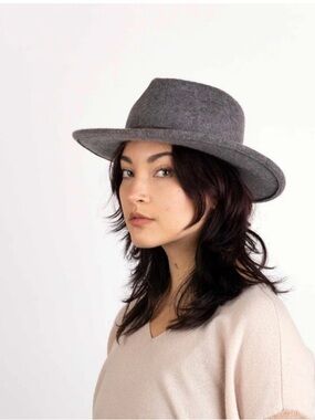 pistil Grey Felt Fedora Hat